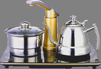 鑫虎牌不銹鋼快速電熱水壺套裝 廠家直批，定制您的商務與生活美學